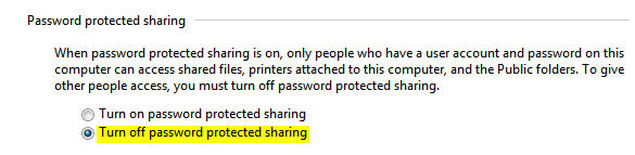 Cara Mengatasi Muncul Password Pada Sharing Folder Windows 7