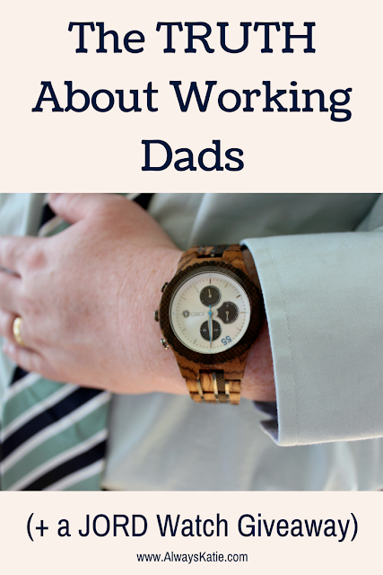 working dad time gift unique men's wood watch giveaway 