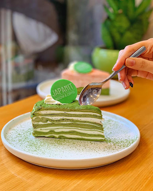 Panna cotta và bánh crepe tại Japanese Matcha  navivu.com