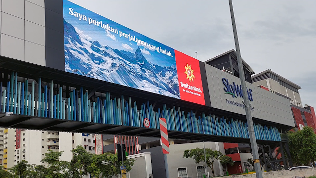 Switzerland Tourism Middle Ring Road II KL Digital Billboard Advertising MRR2 Kuala Lumpur DOOH Advertising Malaysia