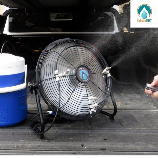 sideline misting fan Scottsdale