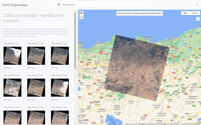 تحميل مرئيات لاندسات Landsat 8 TOA لكل مناطق الجزائر