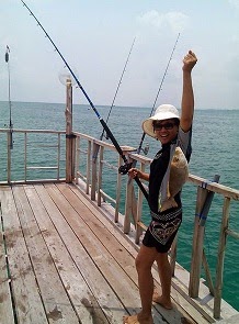 Pemancing Cewek Berhasil Strike