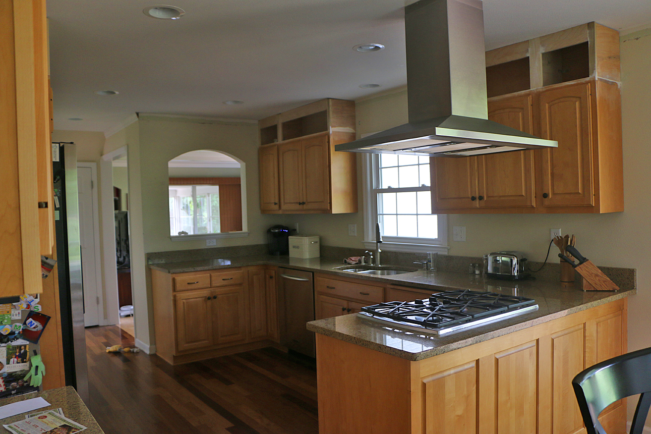 My Kitchen Refresh Extending My Cabinets To the Ceiling 