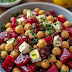  Chickpea, Beet & Feta Salad with Lemon-Garlic Vinaigrette beetroot