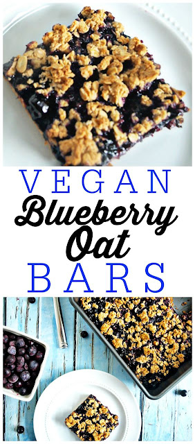 Vegan Blueberry Oat Bars