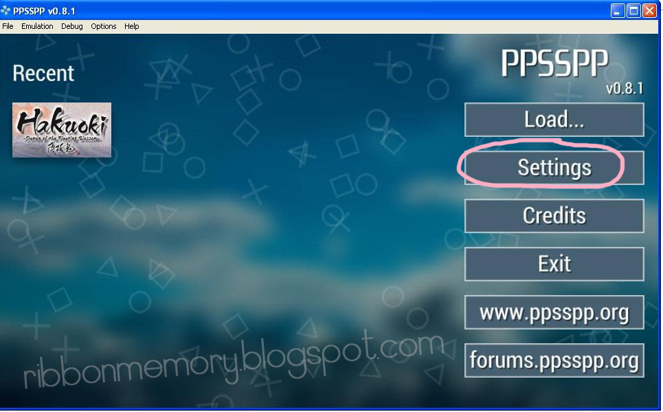 Ribbon Memory Ppsspp Psp Emulator Play Games With Background Sound And Char Voice Plugin Atrac3