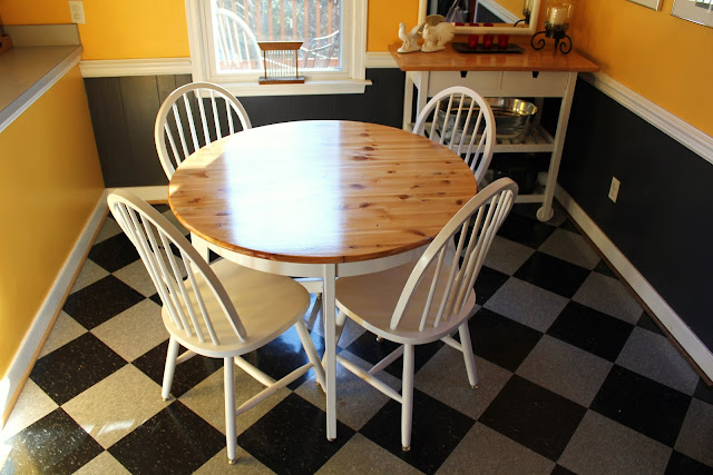 Staining IKEA table tops