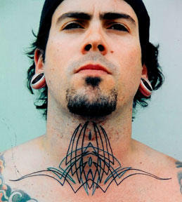 neck tattoos designs for men