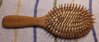  Cristalbox Hair Brush, Best Natural Wooden Paddle Brush for All Hair Types. Scalp Massage, Bamboo Bristle, 9 Inch 