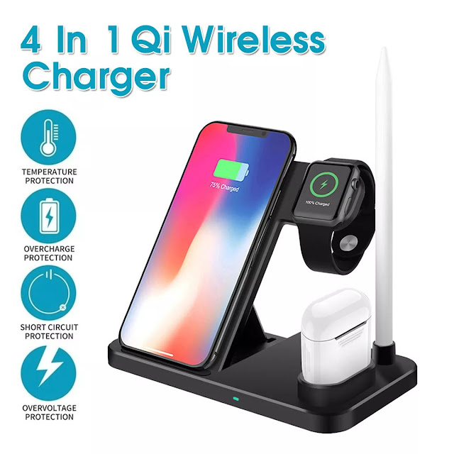 3 in 1 Phone Holder Watch Charging Holder Earphone Holder For iPhone Apple Watch Series Apple AirPods