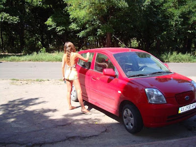 Cute Russian Girls and their Cars