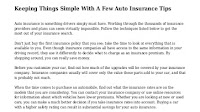 Vehicle Insurance - Simple Auto Insurance