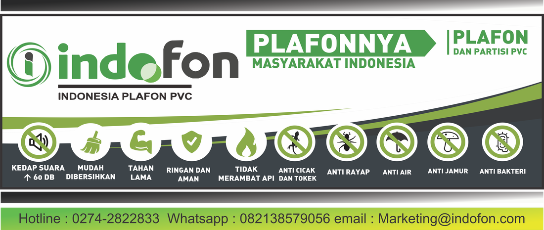 Indofon Com Distributor Plafon  PVC  dan Juga Melayani 