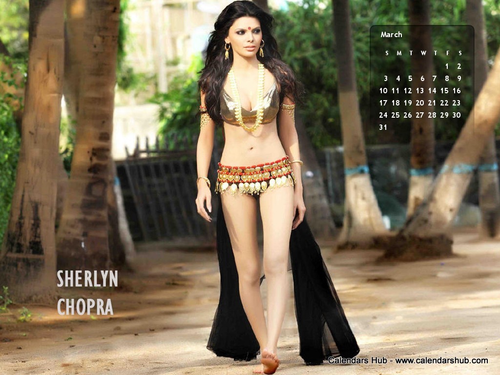 Sherlyn Chopra Desktop Wallpaper Calendar March 2013 - Calendarshub ...