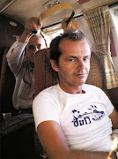 Michelangelo Antonioni and Jack Nicholson