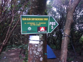 Pos 5 Gunung Gede via Putri