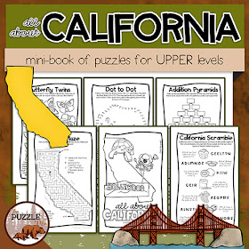  The Puzzle Den - All About California for Upper Levels