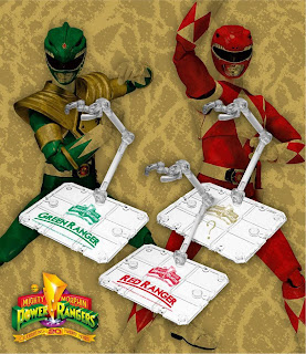 Bandai SDCC 2013 Exclusive SH Figuarts Power Rangers Stands Set