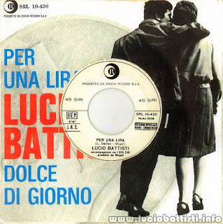 Lucio Battisti - Per una lira - accordi, testo e video, karaoke, midi, youtub, spartito