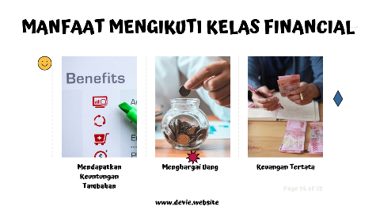 mengikuti kelas financial