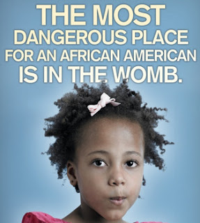 The most dangerous place for an african american is in the womb