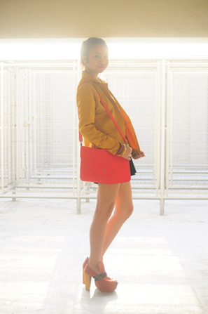 Dianne Dequina wears fashionable shoes