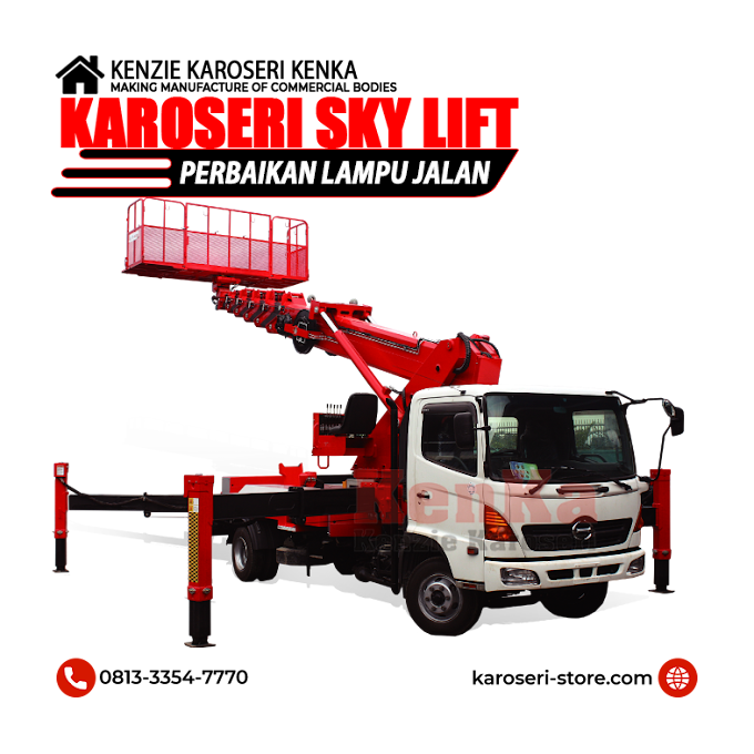 Pembuat Truck Sky Lift - PJU : Jakarta - Bekasi - Bogor - Tangerang