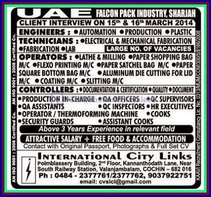 Falcon Pack Industry Sharjah UAE