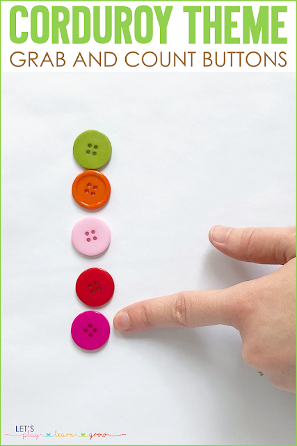 Corduroy: Grab and Count Buttons Counting Activity
