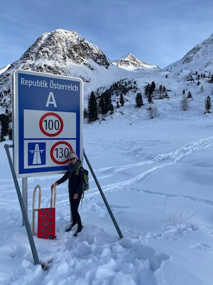 Passo Stalle con la neve