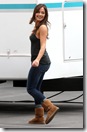 Minka Kelly On The Set Of 'The Roommate'
