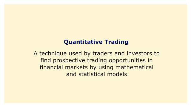 A technique used by traders and investors to find prospective trading opportunities in financial markets by using mathematical and statistical models.