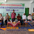 Sekda Samosir Drs.Jabiat Sagala,M.Hum Melepas Rombongan Jama'ah Calon Haji Asal Kabupaten Samosir Th 2018