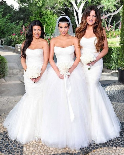 Kim Kardashian Wedding Dresses Album Pics