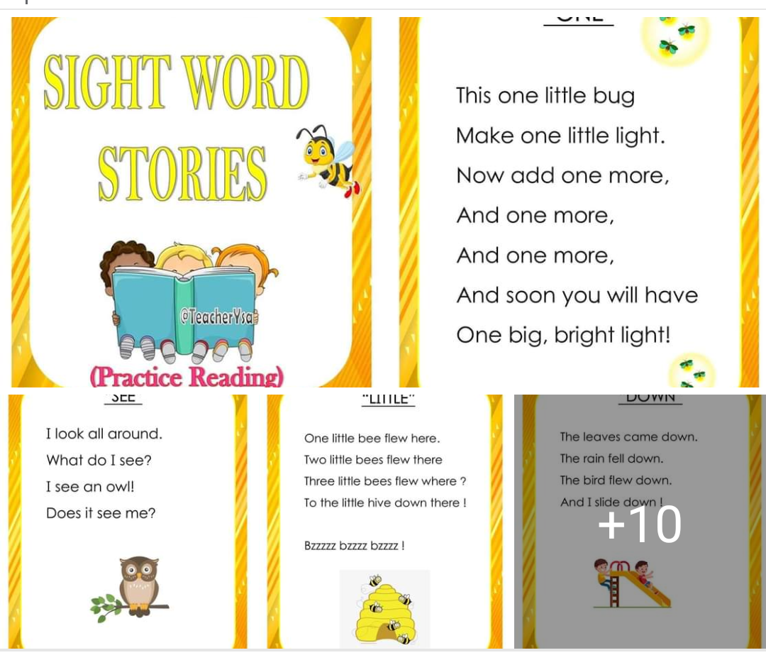 أناشيد وقصص قصيرة لتدريب الأطفال على القراءة للأطفال باللغة الإنجليزية