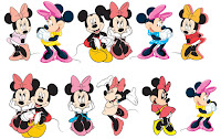 Minnie Mouse Disney Vetor, vector