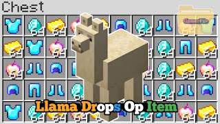 Minecraft But Llama Drops Op Item || For Mcpe And Bedrock || By GamerFile Minecraft Data Pack