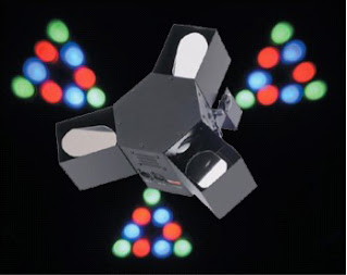 Location :  Réf.: 0122 - Scanner led triple tête. AD HOC SONO, Alsace, Haut-Rhin, Colmar, Obermorschwihr.