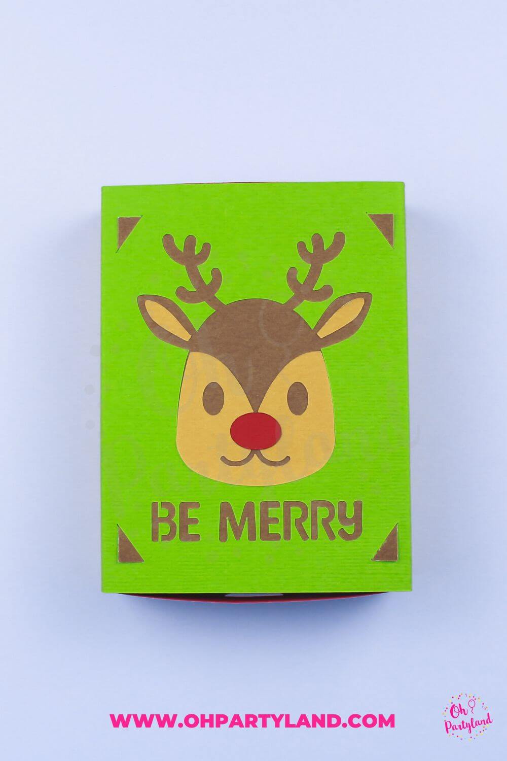 rudolph box template