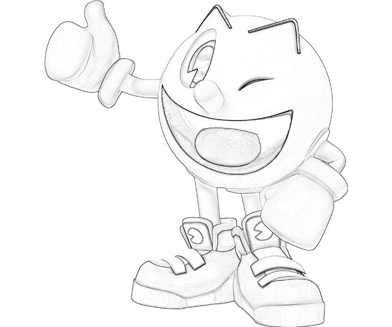 Pac-Man Party Coloring Pages 4