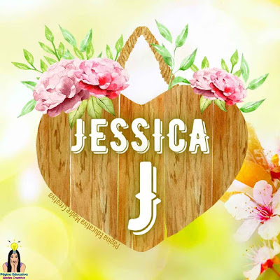 Solapín para imprimir - Nombre Jessica