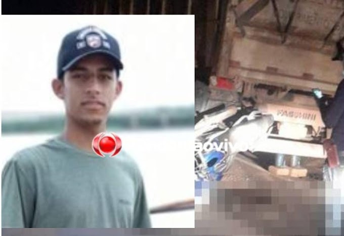 Motociclista morre após grave colisão em carreta na BR-364