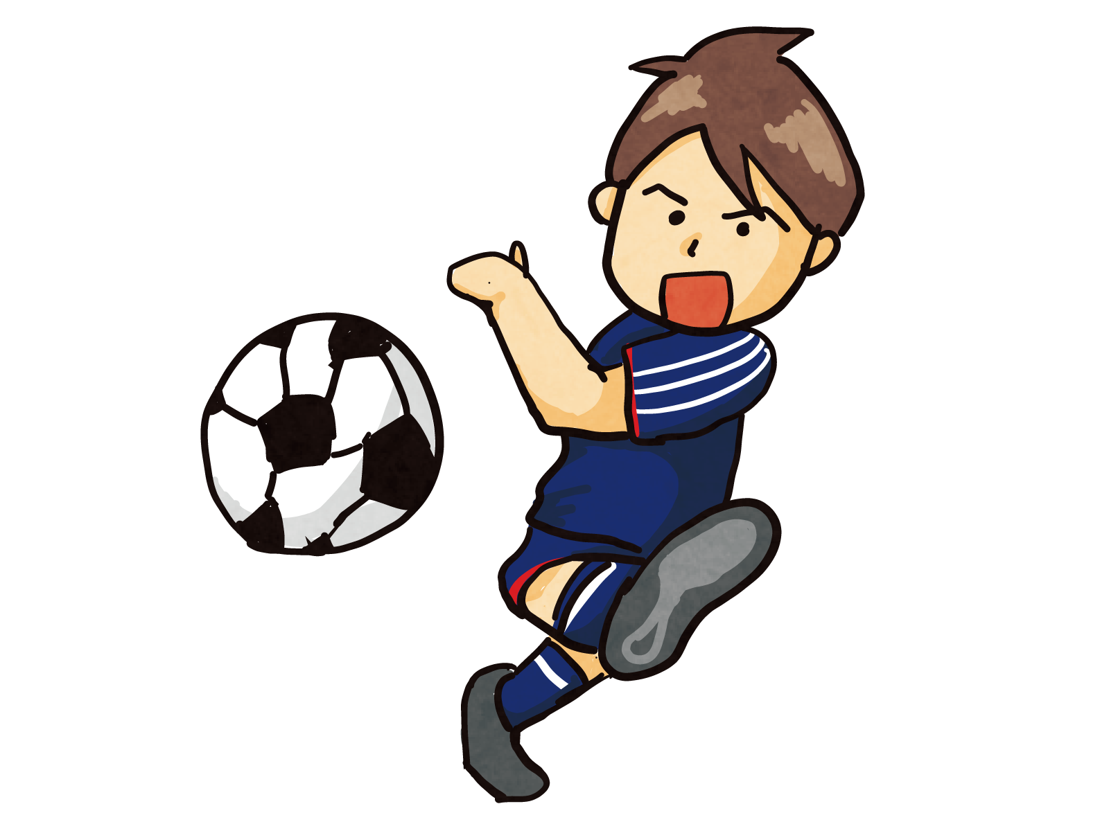 美しい花の画像 ベストサッカー シュート ゴール イラスト