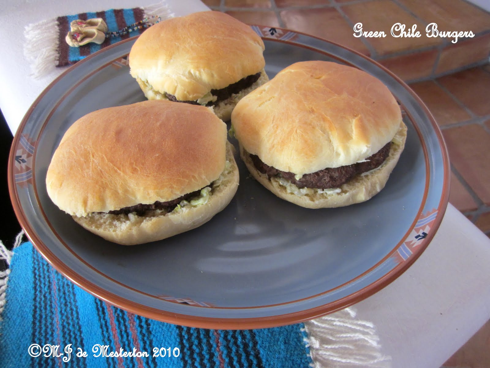 Green Chile Burger