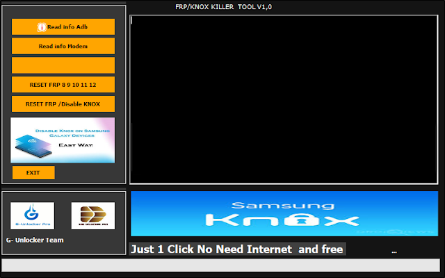 Knox Killer FRP Tool V1.0 [ Samsung Knox Disable Tool 2022 ] Download Free