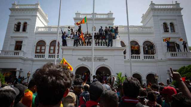 Sri Lankans rejoice as the president steps down