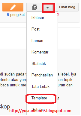 ganti template blogger