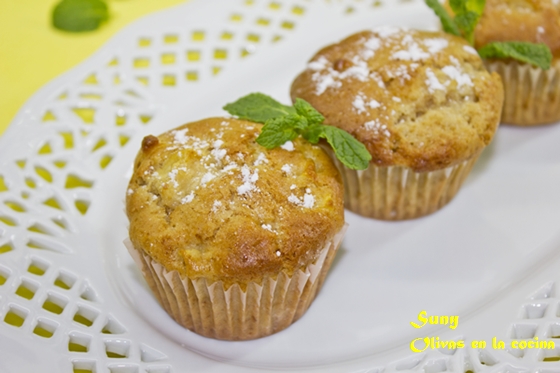 MUFFINS CON MANZANA Y CANELA