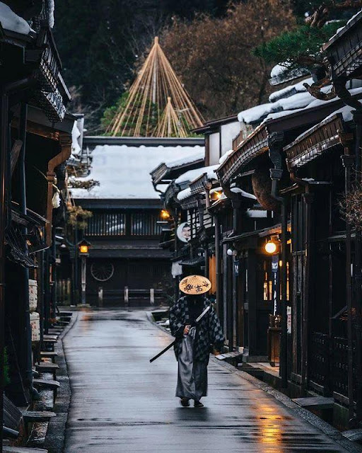 Japanese traditional houses and samurai Pack Photos by @rkrkrk [IG]